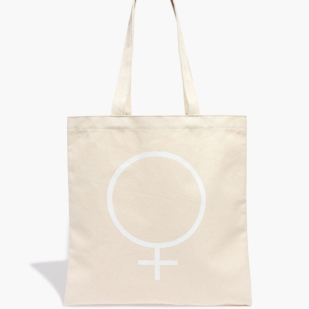 NWT Madewell x Girls Inc. Reusable Canvas Tote Bag